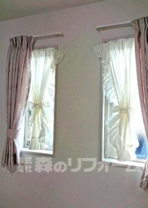 柏市ウィンドゥトリートメント工事　松戸市流山市柏市のリフォームは森のリフォーム