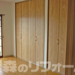 松戸市柏市流山市我孫子市のリフォームは森のリフォーム　我孫子市マンション賃貸用リフォーム押入をクローゼットへ施工後