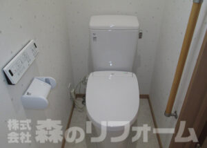 松戸市水まわりリフォームトイレ交換施工後