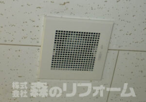 柏市トイレ換気扇交換施工後　松戸市流山市リフォーム　森のリフォーム
